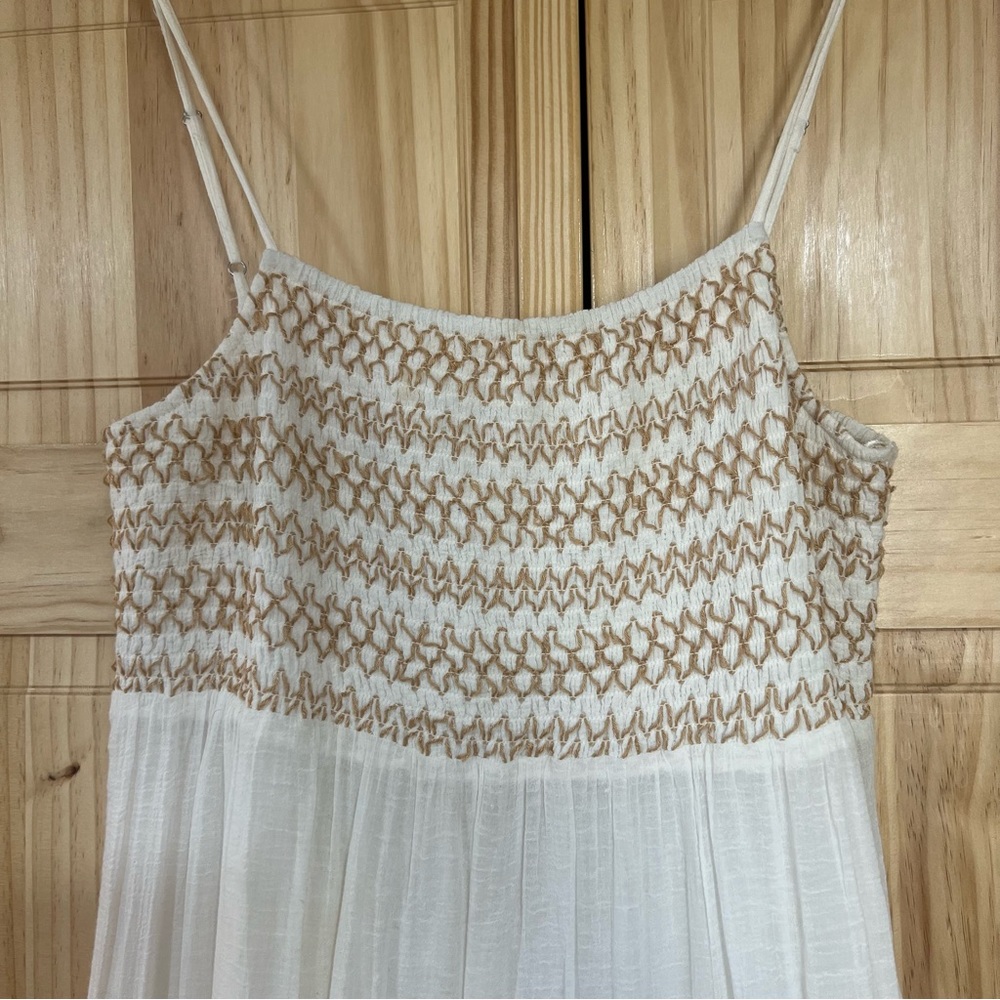 Zara Combination Tiered Midi Dress L BROWN / WHITE
REF. 7521/335 - Picture 3 of 9